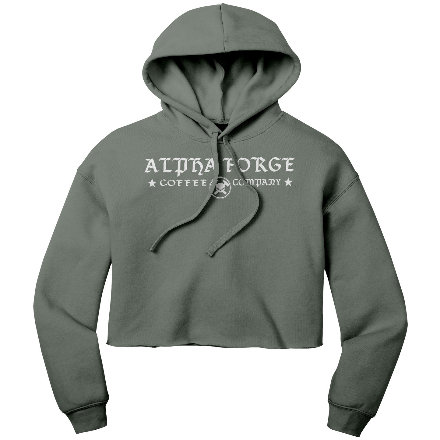 Alpha Forge Coffee Co. Women's Cropped Hoodie